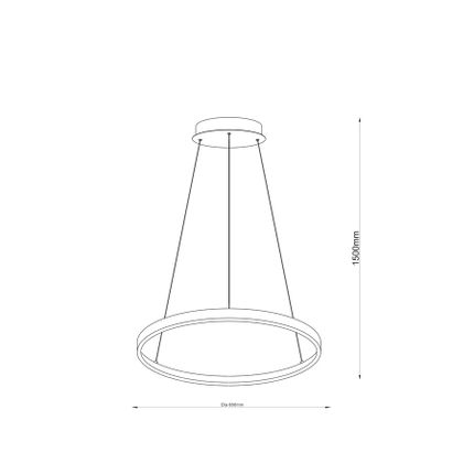 Lampa wisząca BRENO 2023201-GD80 - złoty