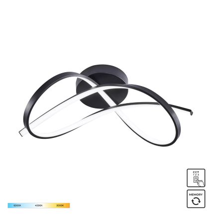 Lampa sufitowa PAUL 19602C-BK - czarny