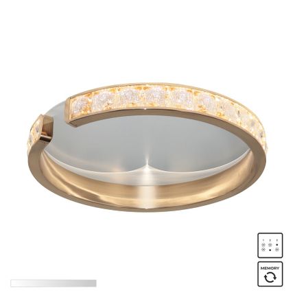 Lampa sufitowa MURIEL MX4996-1-3GWD - złoty/biały