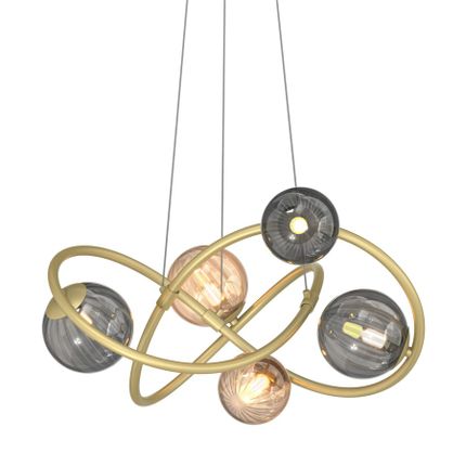 Lampa wisząca ARLON MD4922-5-EGBDN - złoty
