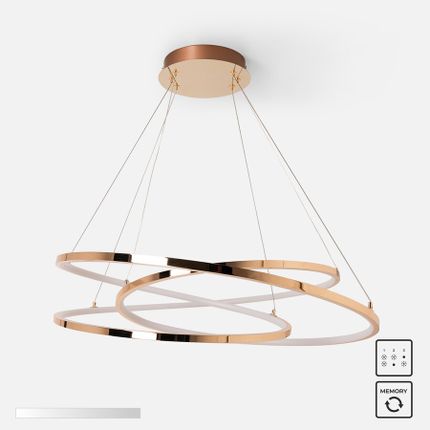 Lampa wisząca CHOLET MD7360-1A-3GT - złoty