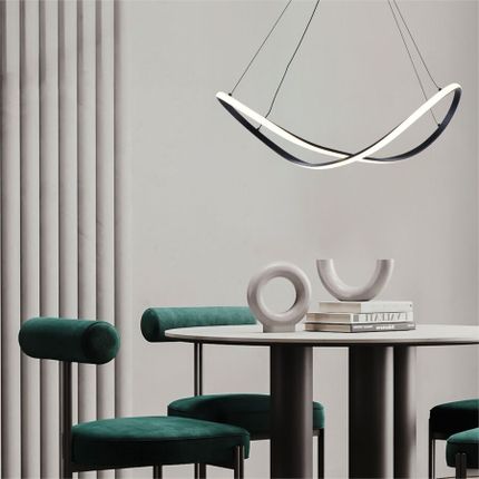Lampa wisząca ERDA 19600P-BK - czarny