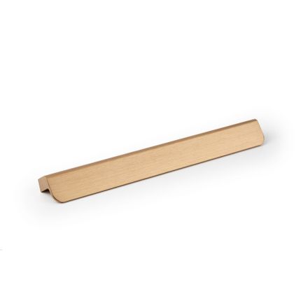 Uchwyt meblowy FLAPP 0610 - mosiądz cava szczotkowany / rozstaw 160 mm