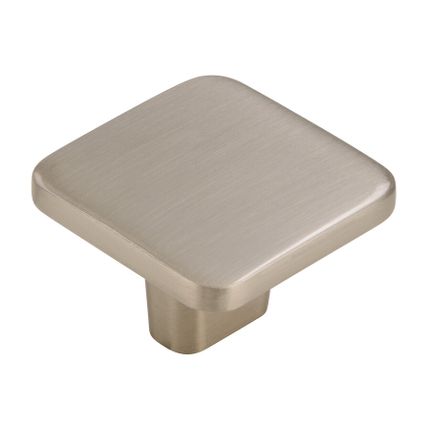 Gałka kwadratowa 2438 - efekt stali szlachetnej / 33 mm