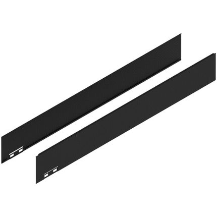 LEGRABOX Element dekoracyjny, wysokość M (90.5 mm), dł.=650 mm, prawy+lewy+czarny carb./carb.look*P/U: 20