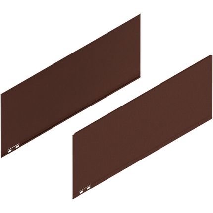 LEGRABOX Element dekoracyjny, wysokość F (241 mm), dł.=600 mm, prawy+lewy+noble rust*P/U: 10