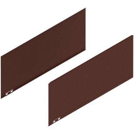 LEGRABOX Element dekoracyjny, wysokość F (241 mm), dł.=550 mm, prawy+lewy+noble rust*P/U: 10