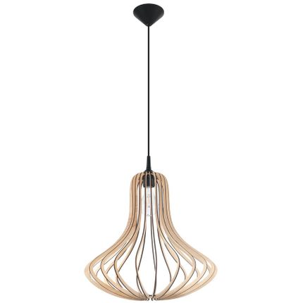 Lampa wisząca Elza Ø41x100 cm drewniana