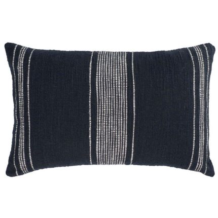 Poszewka bawełniana czarna 50x30 cm