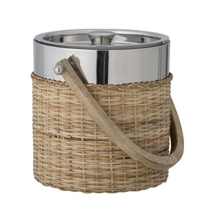 Kubełek do wina COLETTE 2.75L - srebrny/naturalny