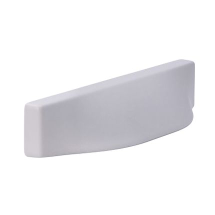 Uchwyt listwowy 2447 - biały mat / rozstaw 64 mm