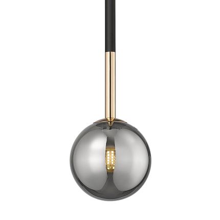 Lampa wisząca ARCTURUS P0574-01F-SDFZ - czarny/złoty