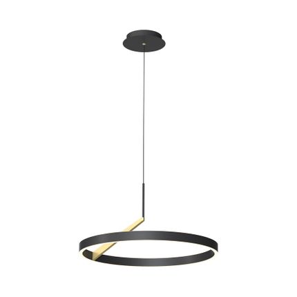 Lampa wisząca MALU MD3689-1M-3BGT - czarny
