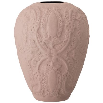Wazon dekoracyjny metalowy 22x28 - różowy