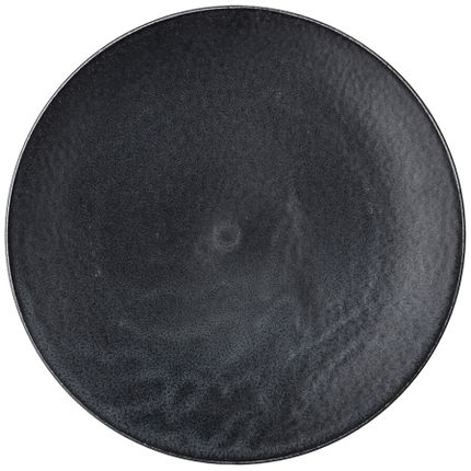 Zestaw czterech płytkich talerzy YOKO 27.5 cm - czarny