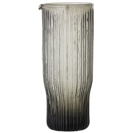 Karafka szklana ze żłobieniami 9x23 - szary
