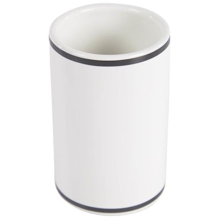 Kubek łazienkowy biały ceramiczny Ø7x11 cm