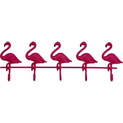Wieszak ścienny FLAMINGO - różowy