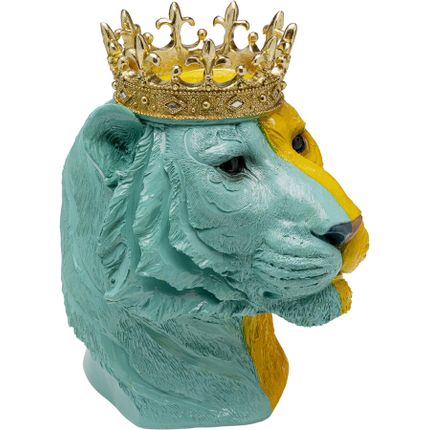 Figurka CRWONED TIGER - niebieski/żółty