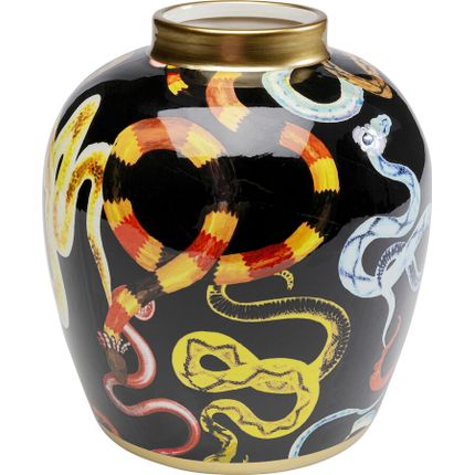Wazon z porcelany motyw węży Ø20x22 cm