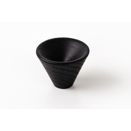 Gałka CONIC 0538 - jesion czarny / fi 29 mm