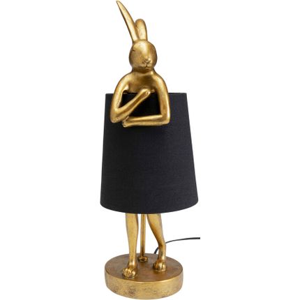 Lampa stołowa ANIMAL RABBIT 50 - złoty/czarny