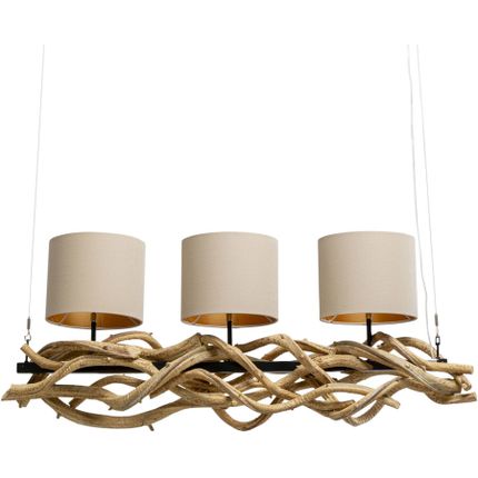 Lampa wisząca JUNGLE CLUB 115 - beżowy/naturalny