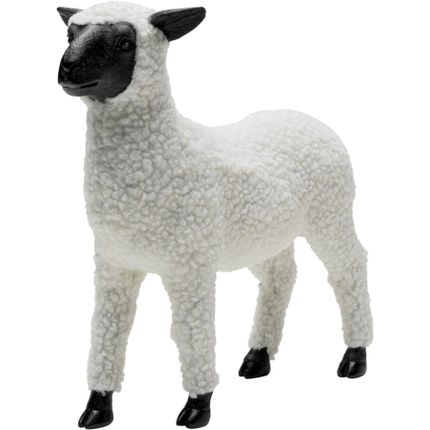Figurka HAPPY SHEEP WOOL - biały