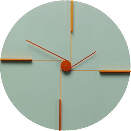 Zegar ścienny okrągły FELICE 30 cm - zielony