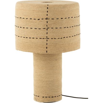 Lampa stołowa Dotted Lines z trawy morskiej naturalna 38x60 cm