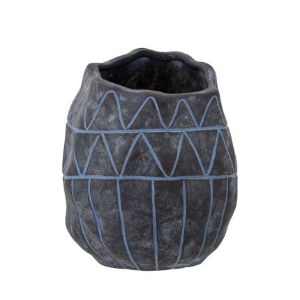 Wazon ceramiczny IVO - niebieski