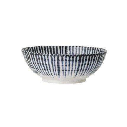 Miska porcelanowa CAMELLIA 12 - niebieski/biały