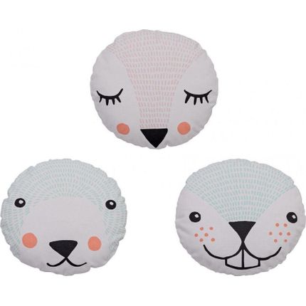 Poduszka dekoracyjna Circle Faces 35 cm