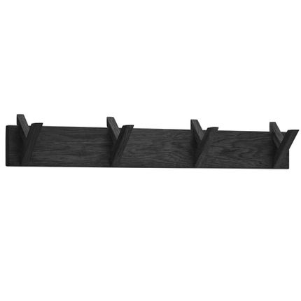 Wieszak poziomy W5-80 / BANTRY Garderoba - czarny mat
