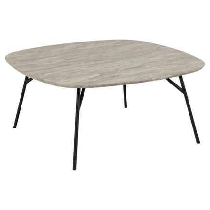 Stolik kawowy CARACAS 90x90 - szary marmur