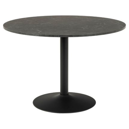 Stół okrągły IBIZA 110 cm - czarny