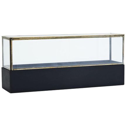 Pudełko szklane SANIA 40x11 cm - czarny