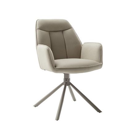 Krzesło obrotowe RAFAELA T - cappuccino/taupe mat