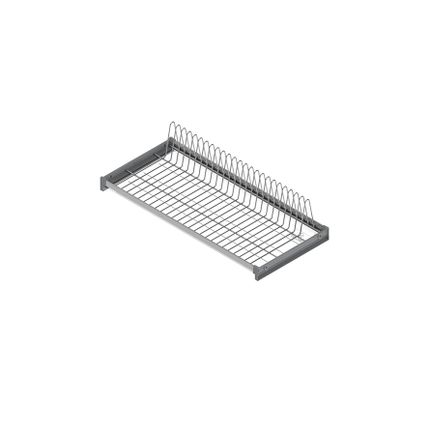 Ociekarka jednopoziomowa 80 cm efekt chrom REJS