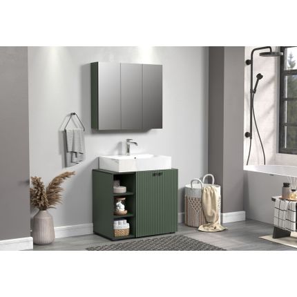 Zestaw mebli do łazienki PURE BLISS 903 - zielony