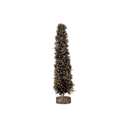 Figurka dekoracyjna brązowa choinka Ø6x18 cm