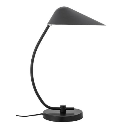 Lampa stołowa metalowa NISELLA - czarny