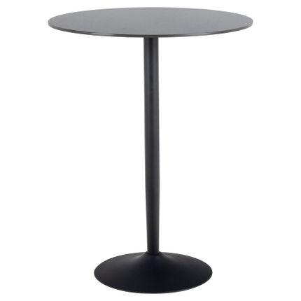 Stół barowy okrągły MALTA 80 cm - czarny