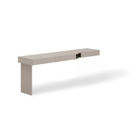 Biurko z szufladami WOOW WO-11L lewe - clay grey