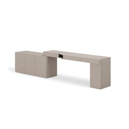 Zestaw mebli mlodzieżowych WOOW SET-06P - clay grey