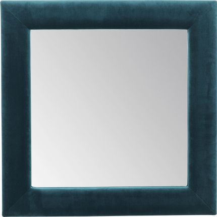 Lustro VELVET 100x100 - niebieski