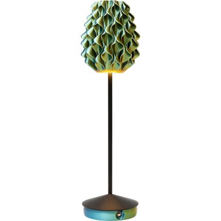 Lampa stołowa SWIRL - turkusowy