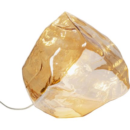 Lampa stołowa AURA - bursztynowy