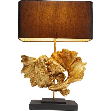 Lampa stołowa BETTA FISH - brązowy/złoty