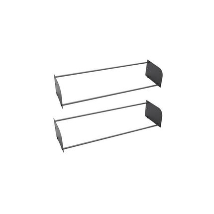 CONERO - stojak na buty/ dł. 715 mm/ czarny/ kpl. 2 szt. PEKA